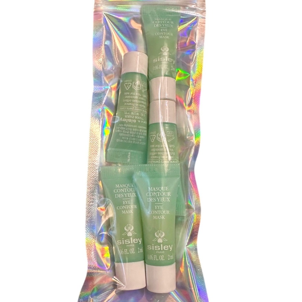 Sisley Paris Eye Contour Mask 5x 2ml Tubes Travel Size Masque Contour Yeux